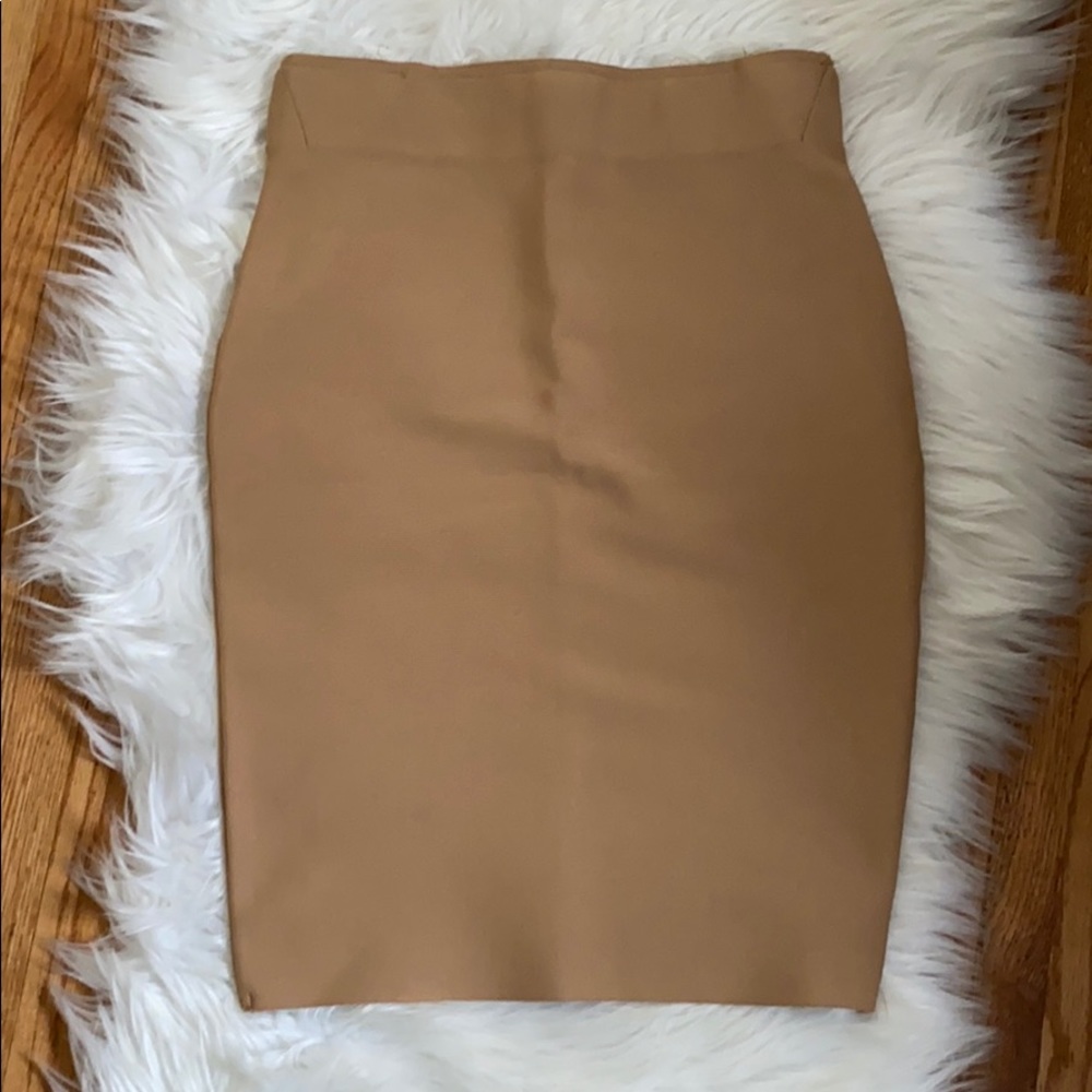 Chocolate stretchy skirt